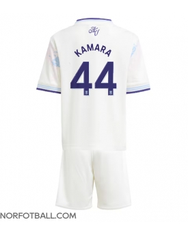 Billige Fotballdrakt Aston Villa Boubacar Kamara #44 Replika Tredjedraktsett Barn 2025-26 Kortermet (med bukser)